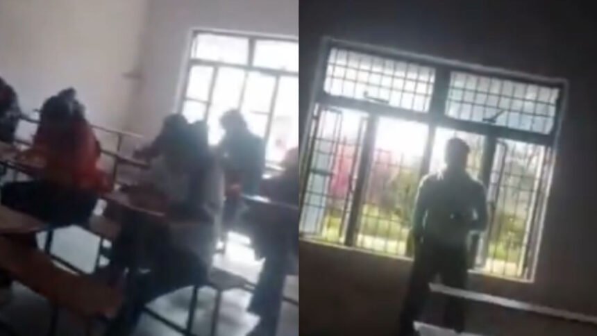 आगरा में टीचर ने खुद कराई BA के स्टूडेंट्स को नकल, वीडियो में कैद हुई बेशर्मी