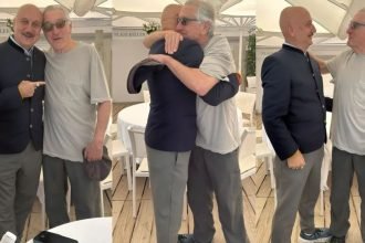 Cannes में अपने दोस्त रॉबर्ट डि नीरो से मिले अभिनेता अनुपम खेर, मुलाकात को बताया अद्भुत एहसास का पल 