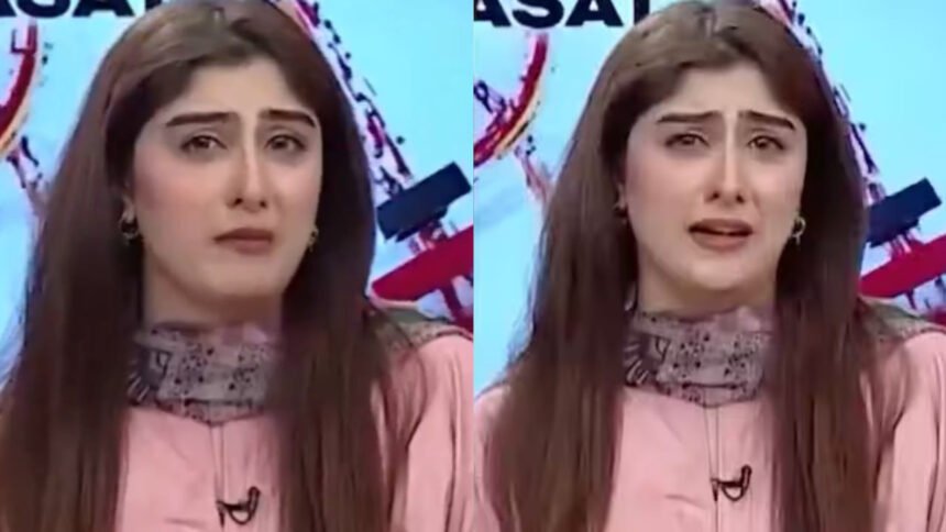 पाकिस्तान की न्यूज एंकर ने LIVE शो में बहाए मगरमच्छ के आंसू, वीडियो में देखें हाईवोल्टेज ड्रामा