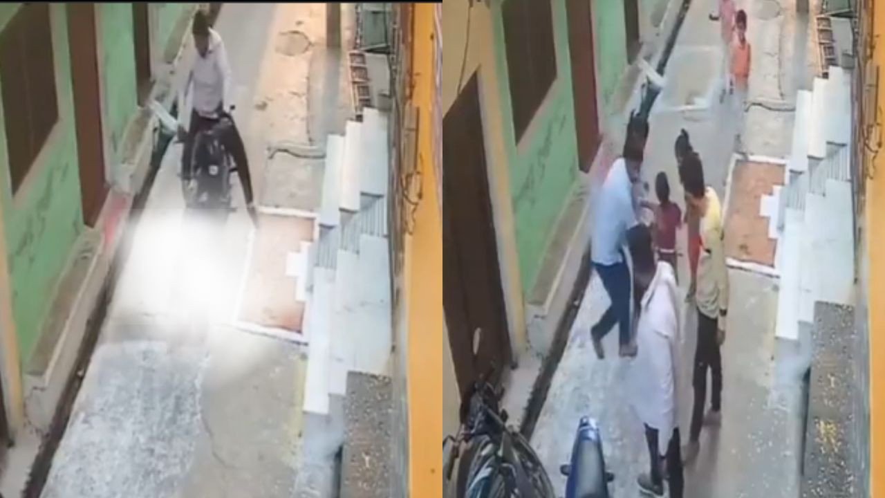 तेज रफ्तार बाइक के नीचे आया मासूम, जोरदार टक्कर से सड़क पर घिसटा; रौंगटे खड़े कर देने वाला Video