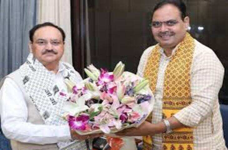 भाजपा के राष्ट्रीय अध्यक्ष जेपी नड्डा पहुंचे जयपुर, वीडियो में जानें कहा- भजनलाल के साथ मैंने जवानी में काम किया