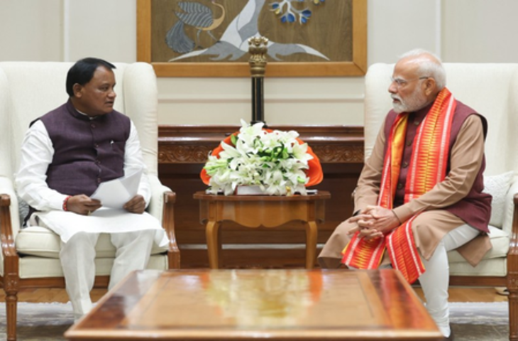 ओडिशा के सीएम मोहन चरण माझी ने पीएम मोदी से की मुलाकात, विकास कार्यों पर हुई चर्चा