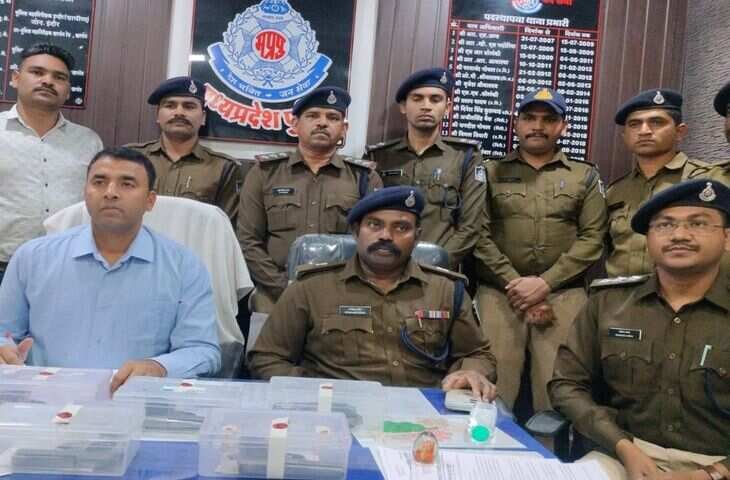 बीकानेर खाजूवाला में हथियार तस्कर शिवा गिरफ्तार, दो पिस्टल और चार मैगजीन बरामद