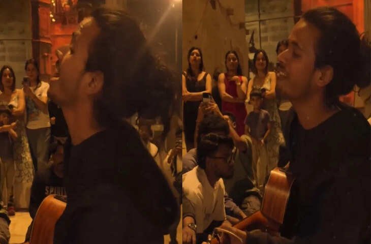 वाराणसी के घाट पर गिटार और आवाज का जादू, वायरल हुआ खूबसूरत संगीत वीडियो