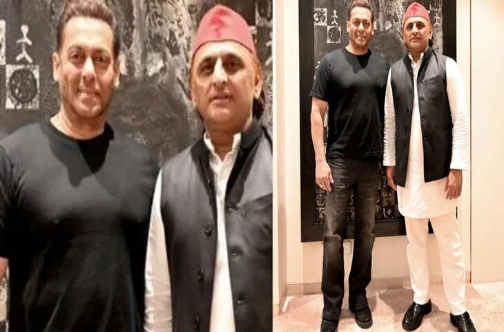 सोशल मीडिया पर वायरल: अखिलेश यादव और सलमान खान की ‘मुंबई मिलान’ तस्वीर